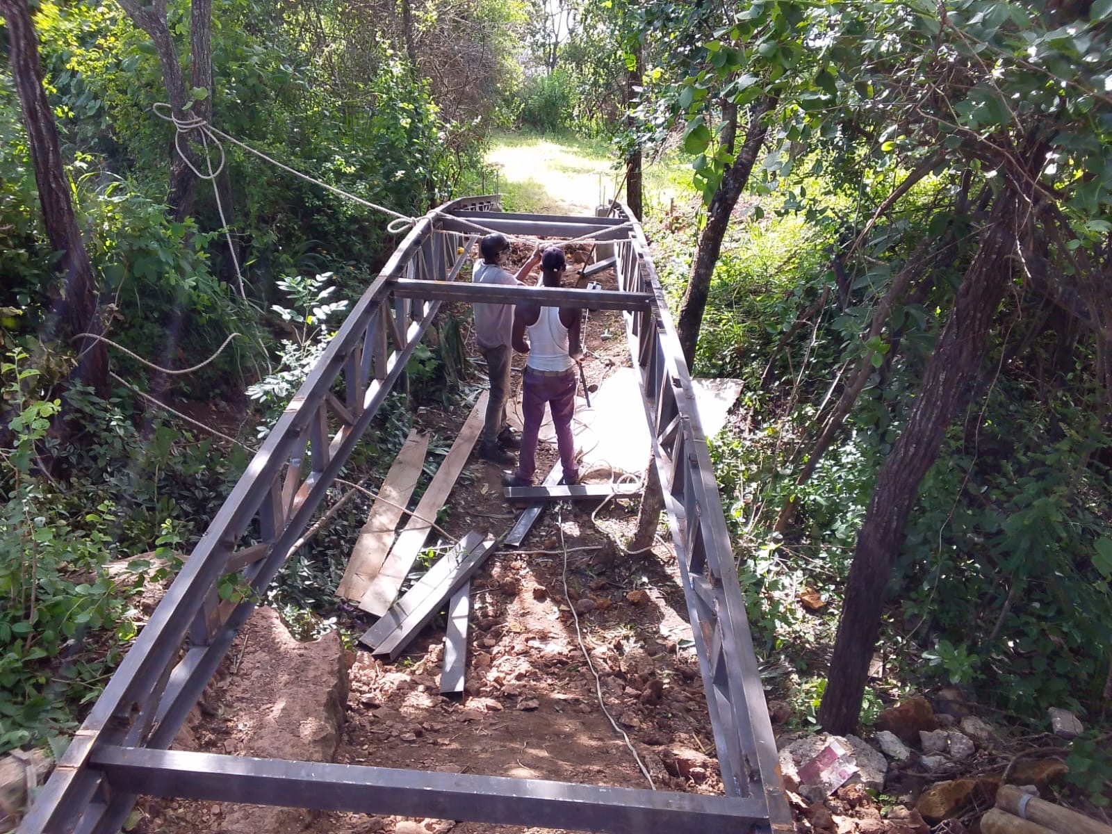 De contouren worden zichtbaar